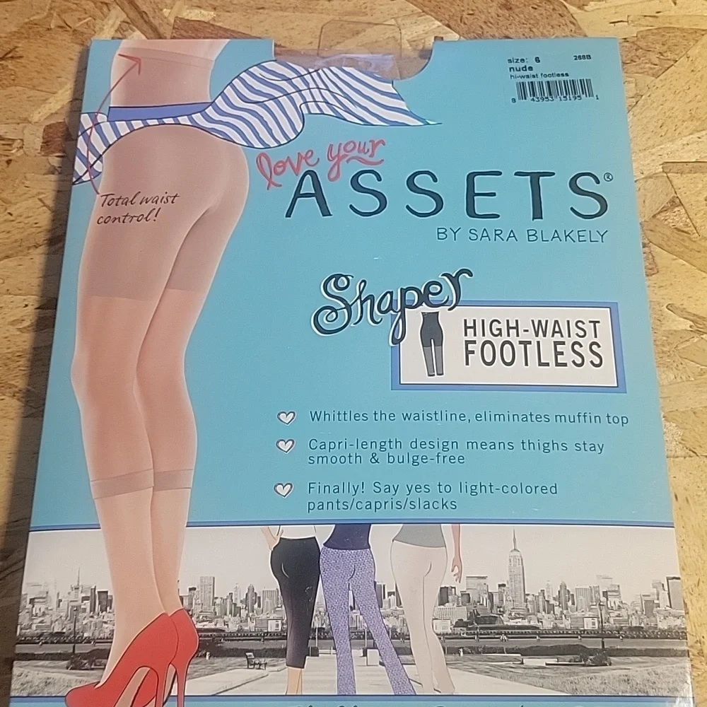SPANX Love Your Assets NWT High Waist Footless Shaper Nude